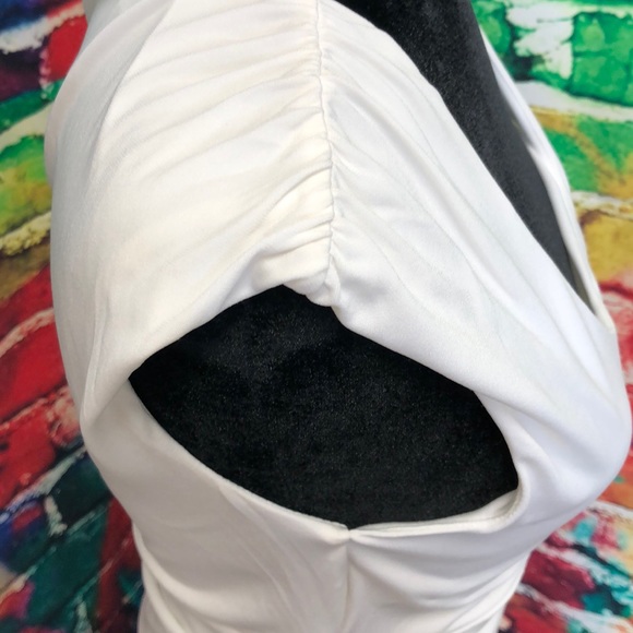 MODA INTERNATIONAL. Little White Dress 0139 - Picture 4 of 8